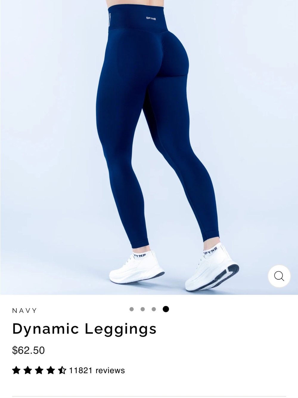 DYNE Dynamic High-Waist Leggings - Navy